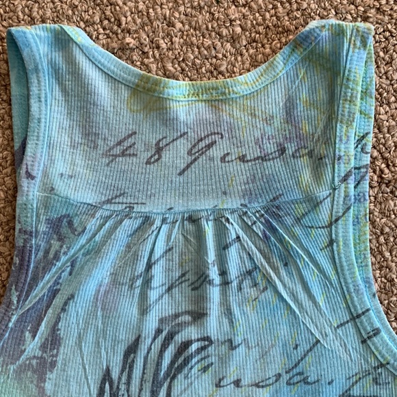 Pia Flying Heart Soft Ribbed Tank Top S - Picture 4 of 10